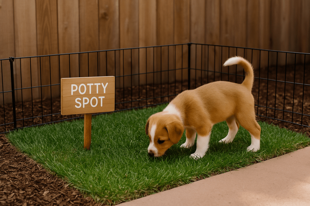Potty spot for dogs